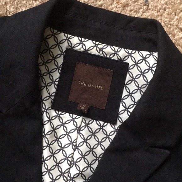 Double-breasted Black Blazer cuffs to 3/4 Sleeve - Picture 4 of 6